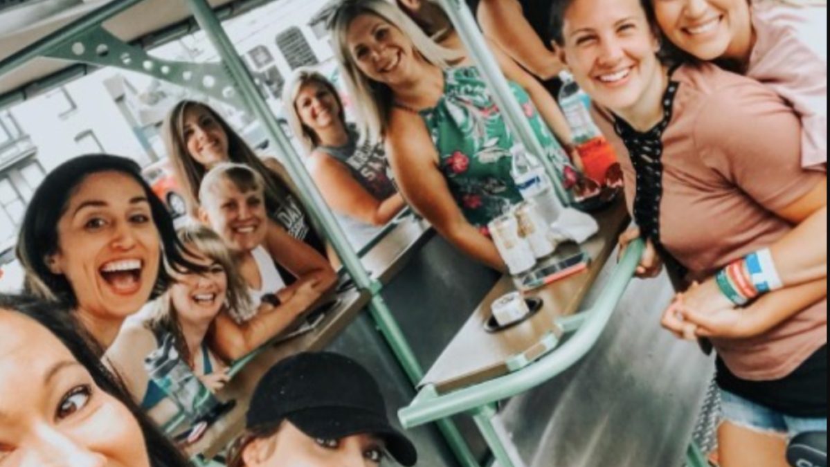 a group of people posing for the camera